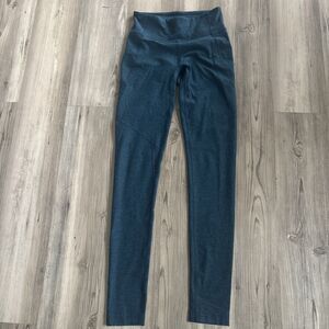 Outdoor Voices Aqua Blue Athleisure Workout Gym Leggings Stretch Pants Size XS